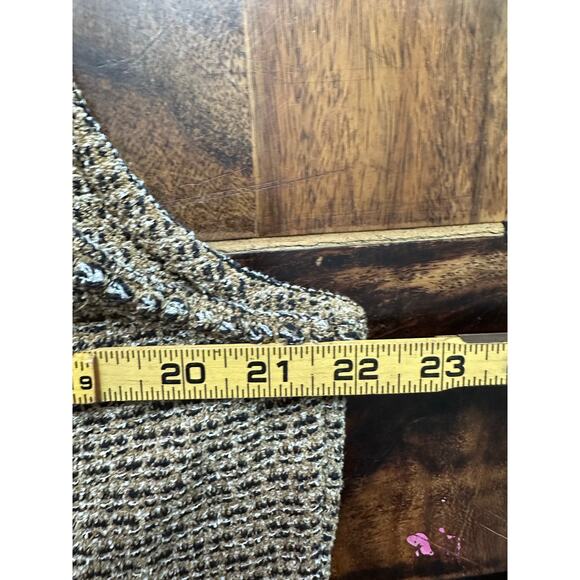 J Jill Women's Multicolor Butterscotch Cotton Blended Tweed Shift Dress Size L - Picture 8 of 9